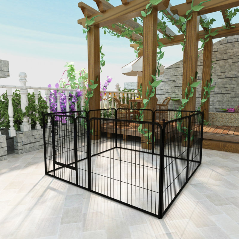 Dashelle 40'' H Metal Exercise Pen, 31"