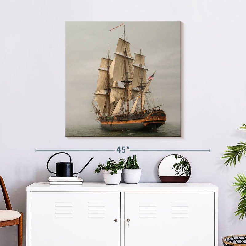 Bateau Aletra du 18e siècle, H 30 po x l 30 po