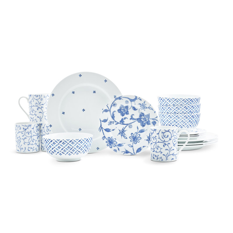 Cranford 16 Piece Dinnerware Set, Service for 4