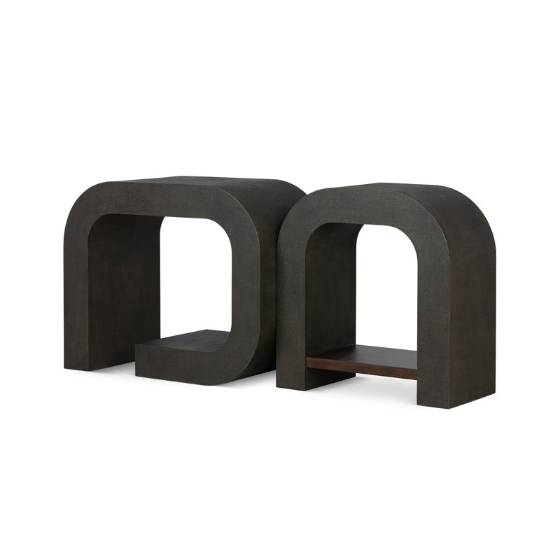 Rio Hall Console, Silk Linen, Seal Brown