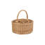 Wicker Garden Party Drinks Carrier Basket