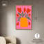 «Bright Bright Tulipes», art mural coloré Boho par Art Remedy-104337303-104337318