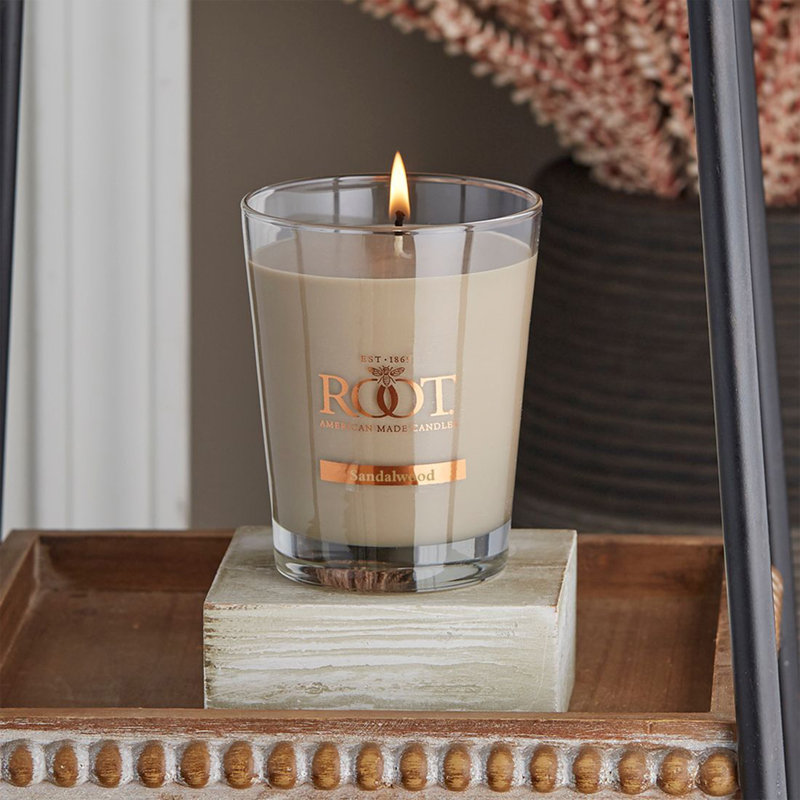 Sandalwood Scented Jar Candle, Jar 10.5 oz.