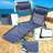 Folding Chaise Lounge Pool Chair Set Of 2,Patio Sun Tanning Chair,Outdoor Lounge Chair With 4-Position Reclining Back,Breathable Mesh Seat For Beach.-296138912