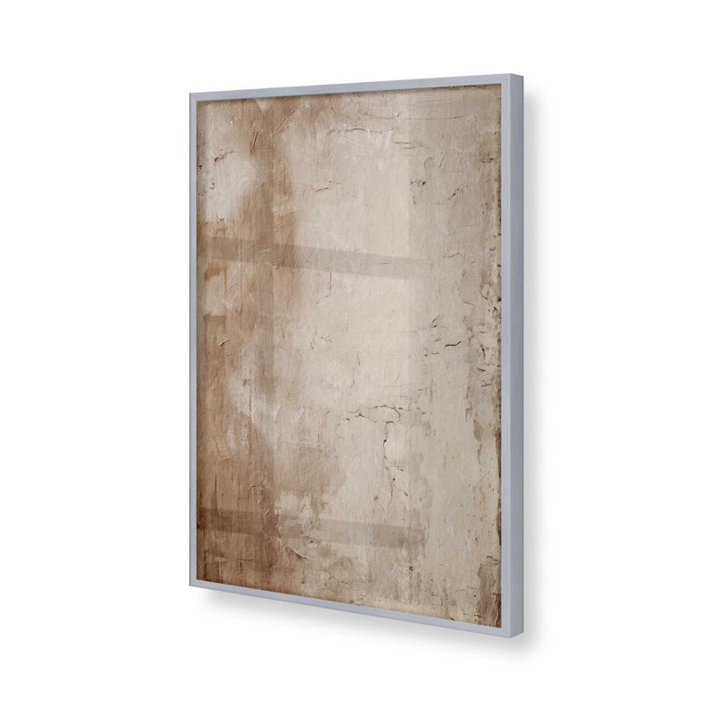 Fresco's Silent Tale I, H 17,25 po x l 13,25 po, Cadre simple en chrome poli poli
