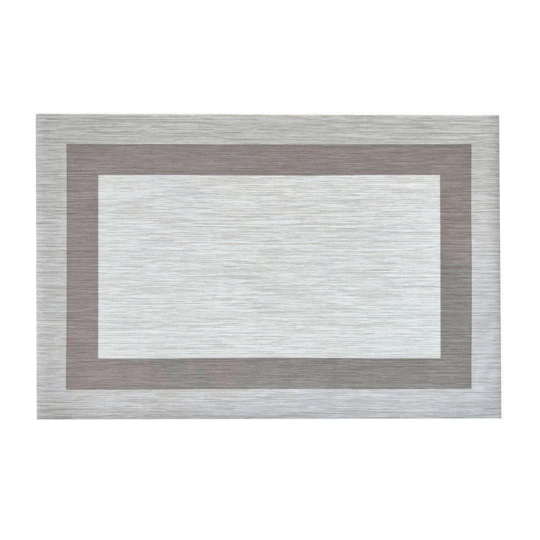 Casahola Virdiana Alpine Woven Vinyl Home Kitchen Mat Waterproof Area Rug for Indoor/Outdoor Ebern Designs Rug 