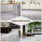 FLYFISH 6" x 36" Peel and Stick Floor Tiles, 1.2 mm Thick Vinyl Flooring, 36 Tiles, Classic Gray-124605473