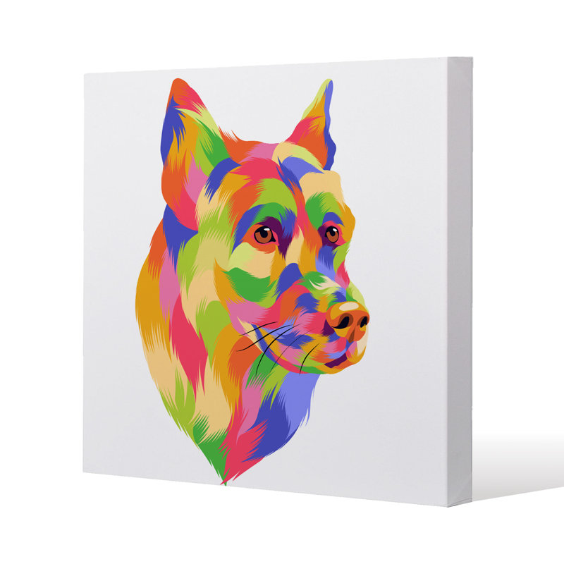 No Title by Andrew Lee - Wrapped Canvas Print, 90cm H x 90cm W x 4cm D
