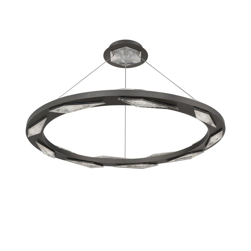 Bauble 18 - Light LED Pendant, Antique Nickel