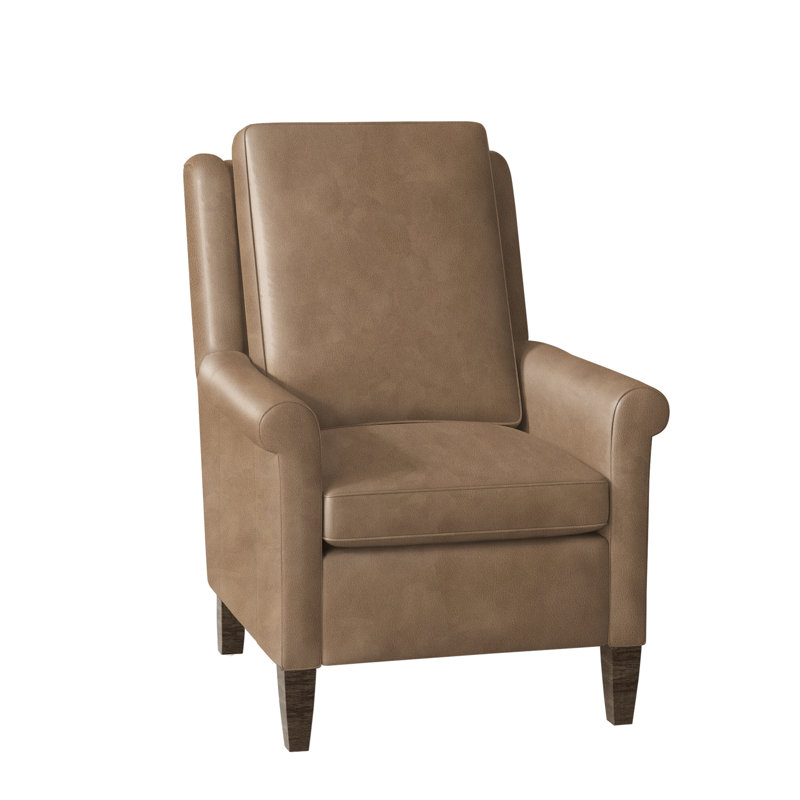 Timber Recliner, Anilina Cacao Genuine Leather, Cobblestone, Power
