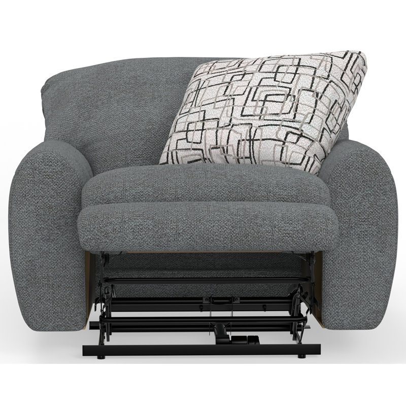 Fauteuil inclinable électrique Beyla, Polyester gris