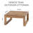 Ensemble de conversation extérieur en teck avec coussins Sunbrella-801300949
