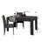 Modern Extendable Dining Table, 51.2 x 30.7 x 31.0 inches (Open Size: 66.9 x 30.7 x 31.0 inches) | 100% Melamine Coated Particle Board, Thickness: 0.7 inches | Elegant Design for Dining Rooms & Gatherings-786729205