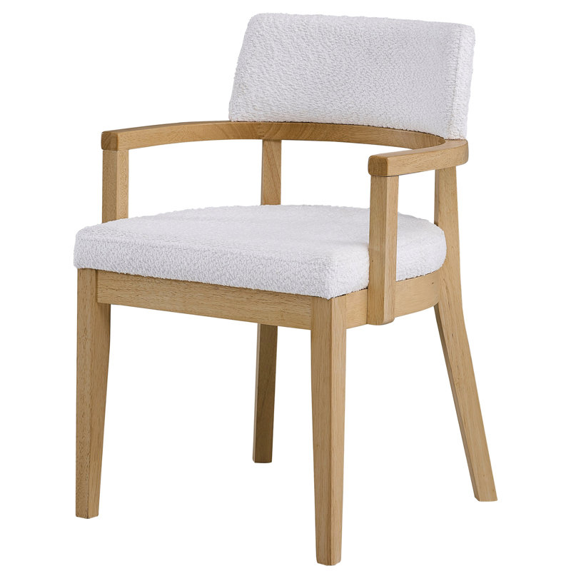 Chaise d'appoint avec siège rembourré (ensemble de 2)