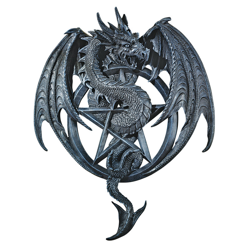 Sculpture murale «The Dragons Pentacle»