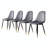 Lassan Contemporary Fabric Dining Chairs-1769279384
