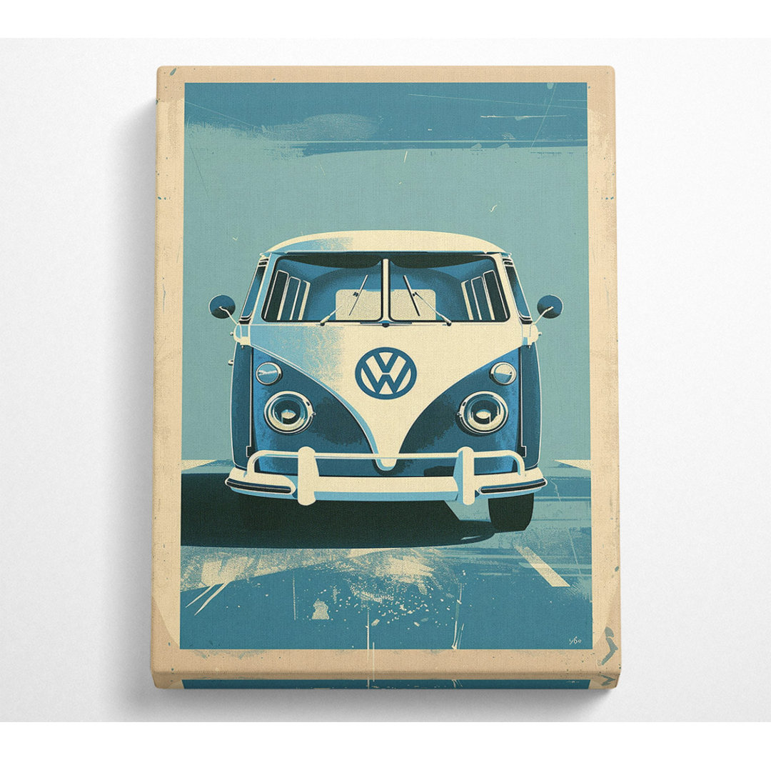 Camper Van - No Frame Kunstdrucke auf Leinwand