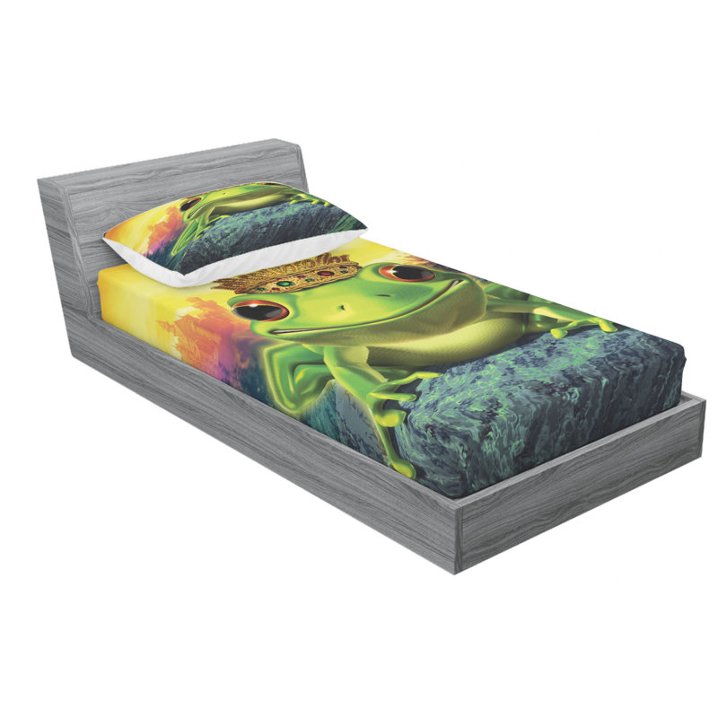 Microfiber Sheet Set, Twin Sheet Set with Fitted Sheet