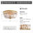 Joy 3-light Crystal Basket Flush Mount Chandelier - Brushed Brass