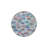Blue Background Floral Woven Base Washable Carpet-341487552