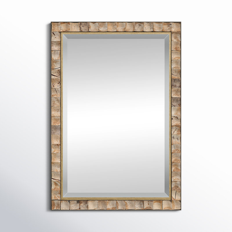 Alcide Metal Rectangle Wall Mirror