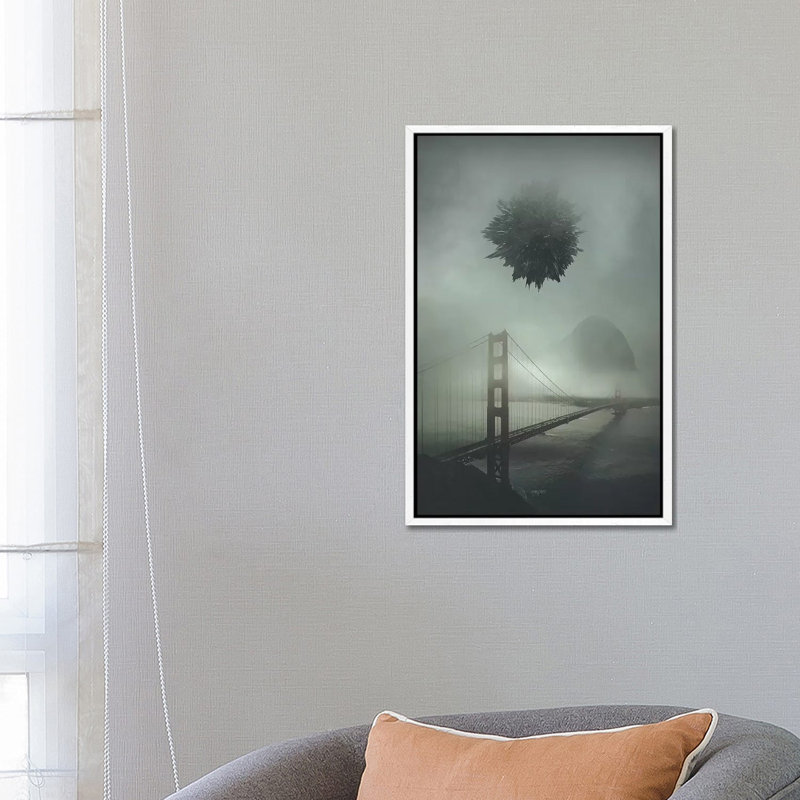 Apocalypse I by Rob Hakemo - Print on Canvas, White Framed, 66.04 cm H x 45.72 cm W