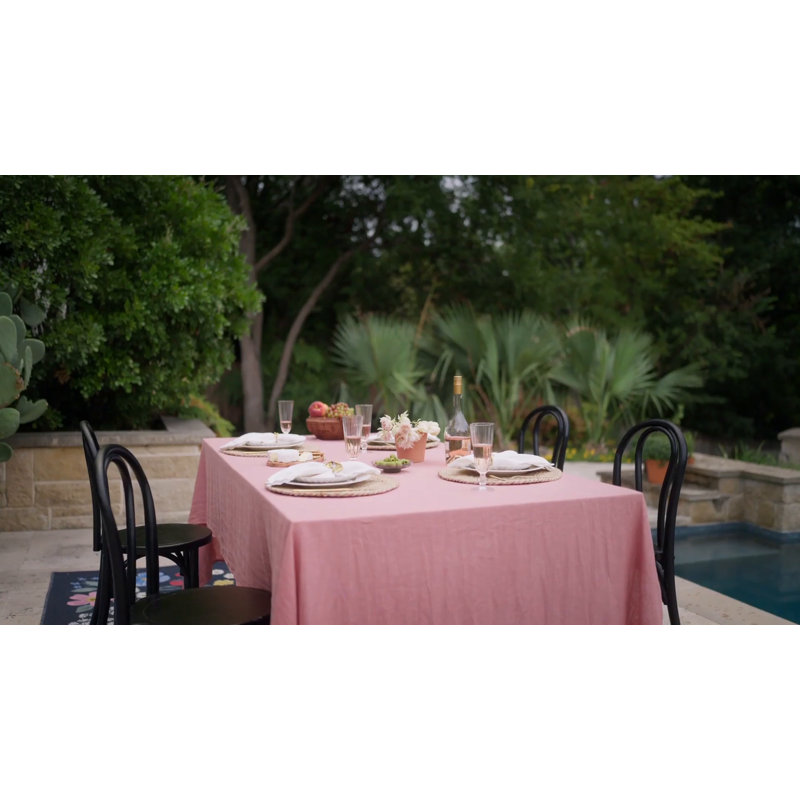 Cream Floral Wool and Synthetic Indoor/Outdoor Area Rug 6'-7" x 9'-4"