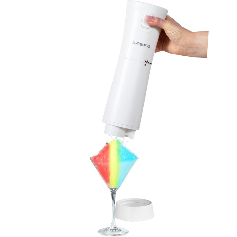 Machine à glace pilée hawaïenne sans fil PREMIUS, Blanc
