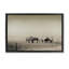 The Herd Monochrome Horses Floating Frame, design by Roberta Murray-1431261630-1431261631