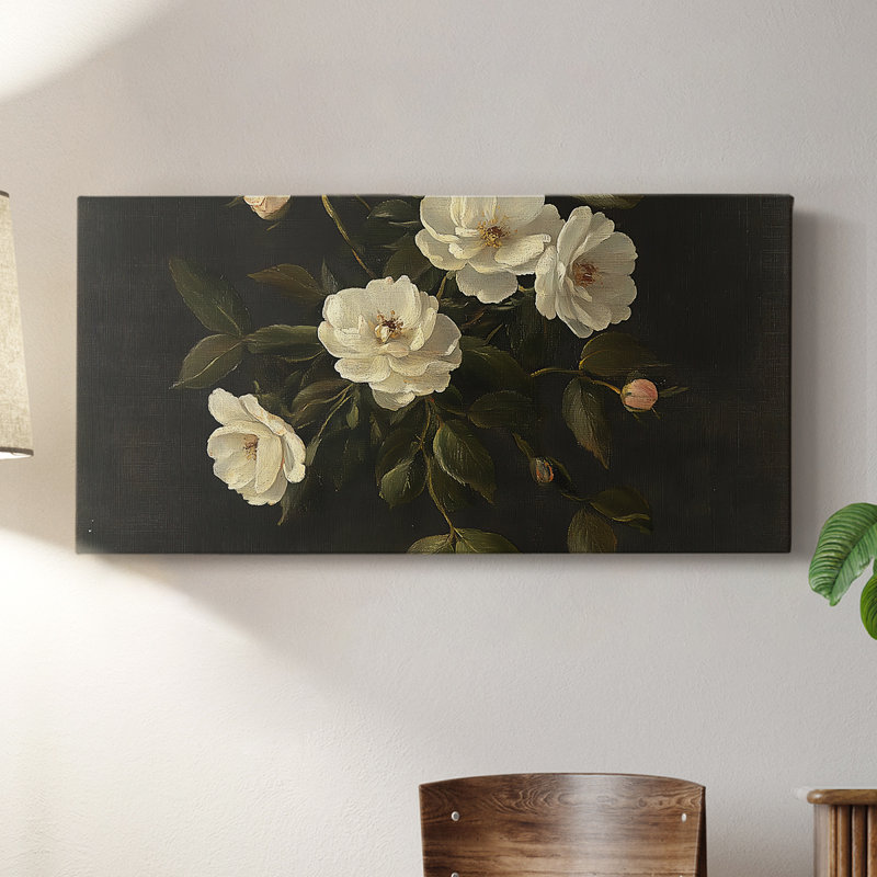 Botanical Series-CCL XXXVII - Toile tendue avec châssis - Prêt à être accroché, H 16 po x l 32 po