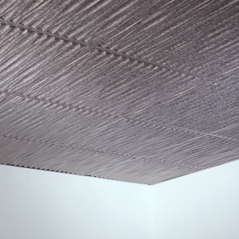 Panneau de plafond décoratif en vinyle FASÄDE Dunes 2 pi x 2 pi, Acier galvanisé