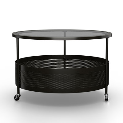 Symia Glass Top Single Coffee Table