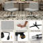 Boucle Swivel Desk Chair-361327377
