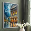 Paysages de la série CCCCLXII - reproduction encadrée de qualité supérieure - prête à être accrochée - aucun clou requis-519513819-519513763