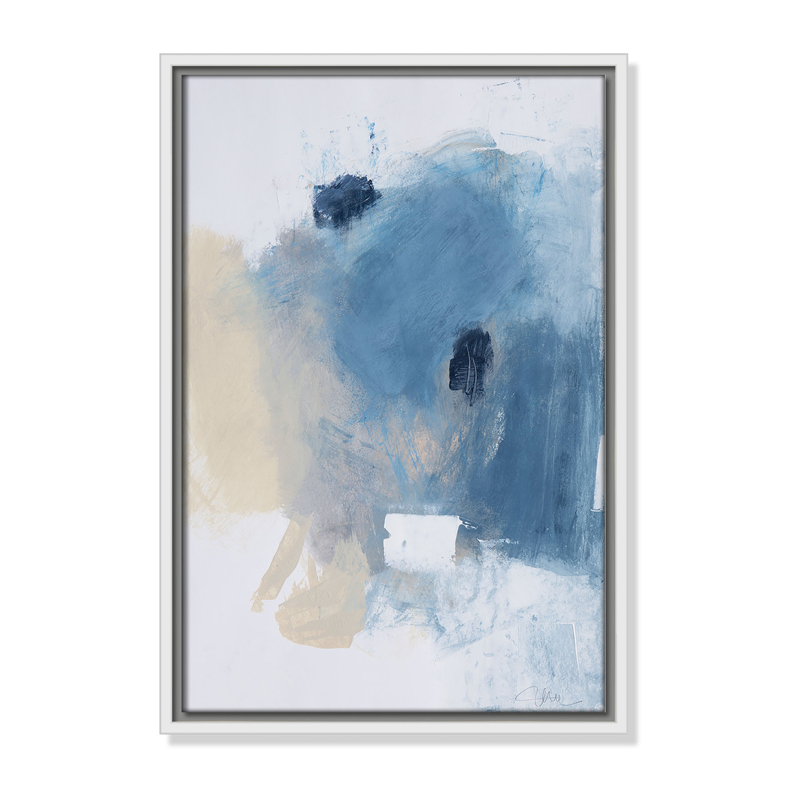Coastal Carnival I Print by Casa Fine Arts, No Mat, 19.5" H x 13.5" W x 2" D, White Floater Framed Canvas