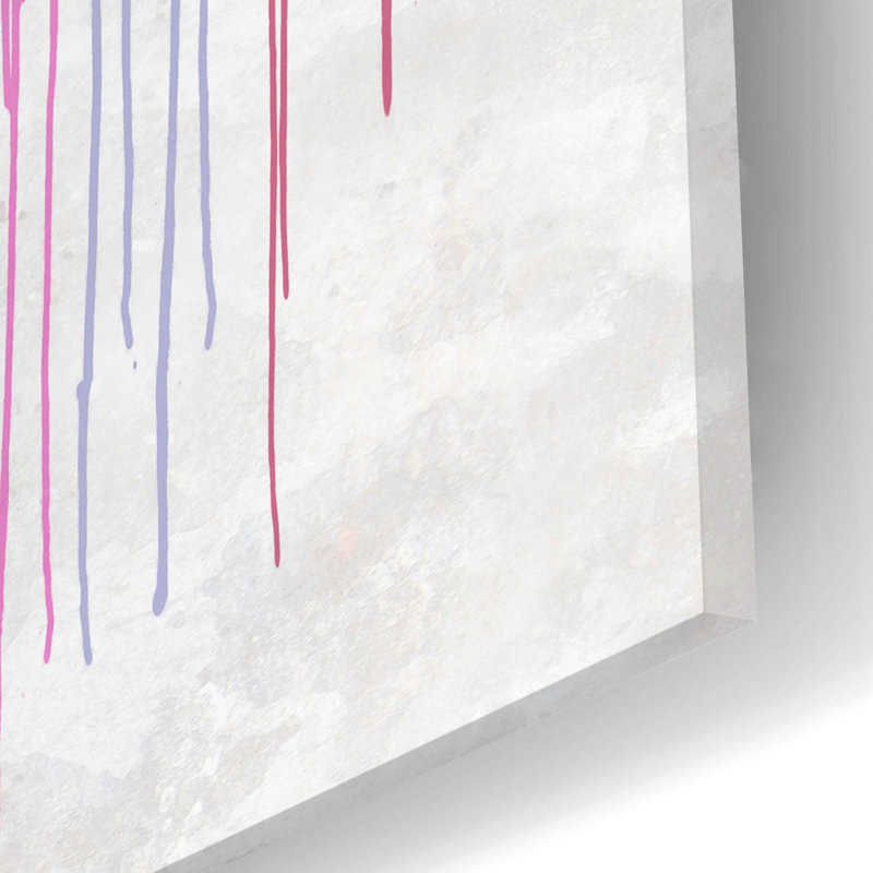 «Rainbow Feather» par Rachel Caldwell, art mural en verre acrylique, H 24 po x l 12 po
