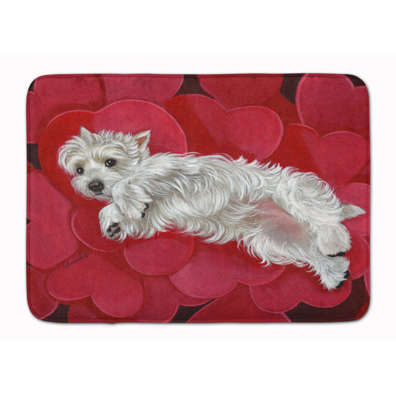 Tapis pour salle de bain Westie