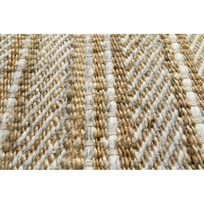 Geeta Striped Hand Woven Area Rug, Rectangle 200 x 290cm