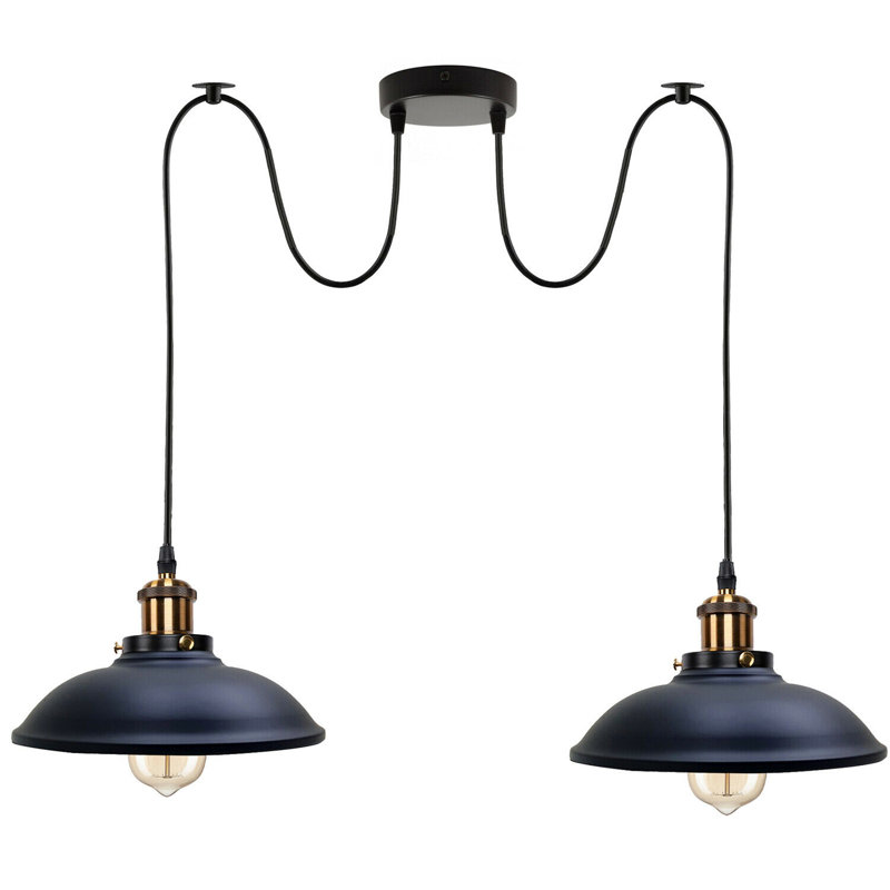 Ernst 2 - Light Black Cluster Pendant