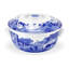 Spode – Blue Italian – Blue Italian Round Covered Deep Dish – 2.5 Qt – BlueWhite