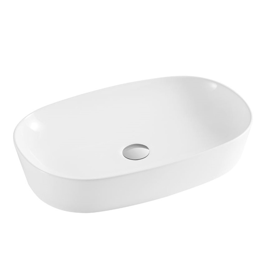 Bedford Sheds Clifton Vitreous China Oval Countertop Basin with Overflow