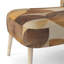 Chaise d'appoint Abstract Shapes - Chaise d'appoint Earthtone Arc Composition II-573622641