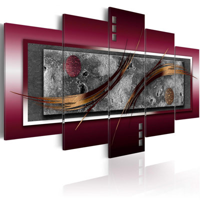 Burgundy Elegance 5 Pieces