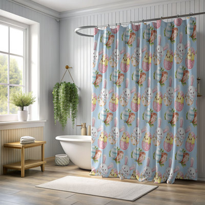 Easter Tints - 1 Piece Standard Shower Curtain