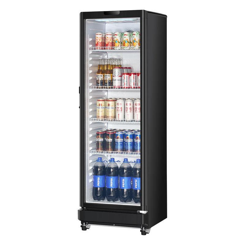 Réfrigérateur commercial à boissons en verre de 8,1 pieds cubes