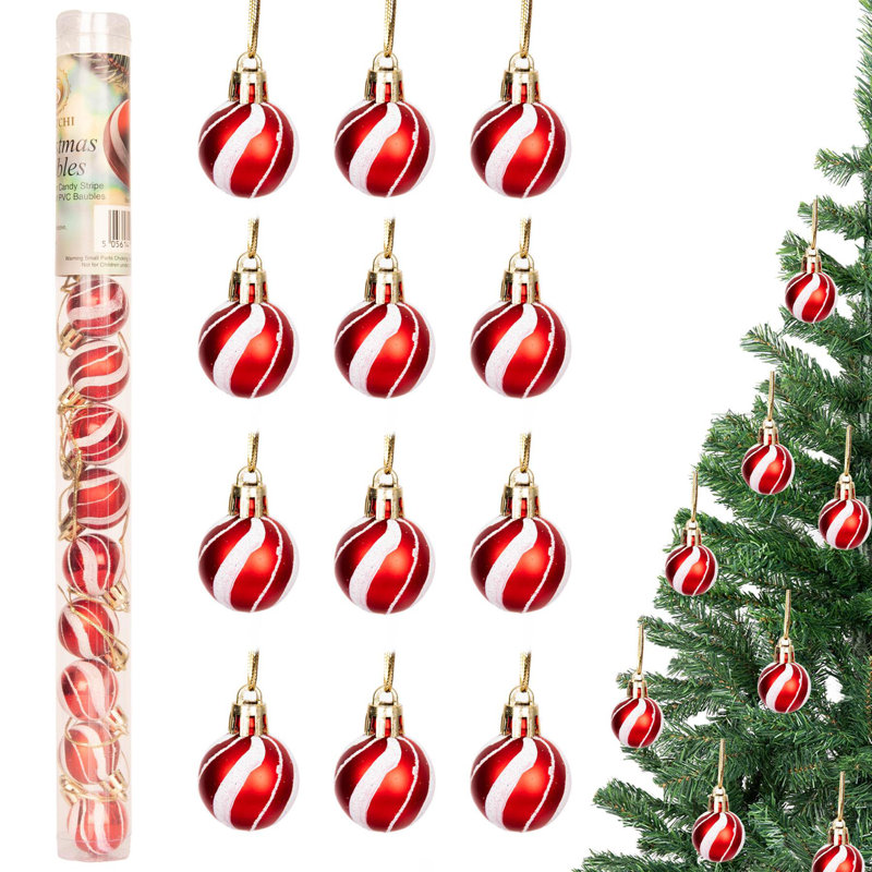 Polyvinyl Chloride (PVC) Bauble, 3cm H x 3cm W x 3cm D