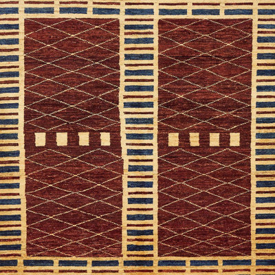 Tapis décoratif multicolore à motif abstrait