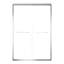 Porte de douche coulissante double en aluminium chromé l 60 po x H 72 po