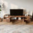 Modern TV Stand Media Console With Drawer Storage, Walnut