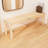 52" Solid Wood Foyer Bench - Comfortable & Elegant Modern Entry Bench, Sleek Design